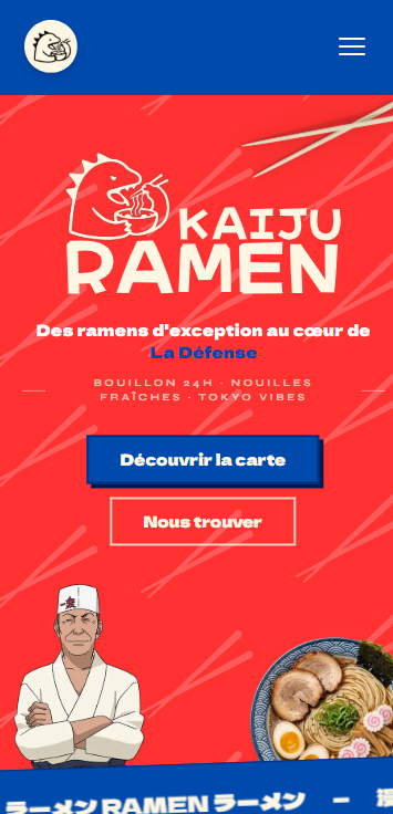 Kaiju Ramen — Mobile Hero